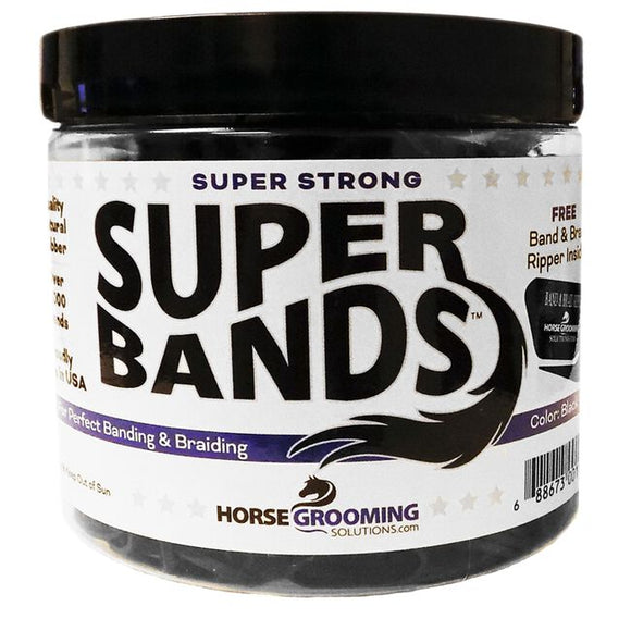 Super Bands Black Braiding Bands from Healthy HairCare