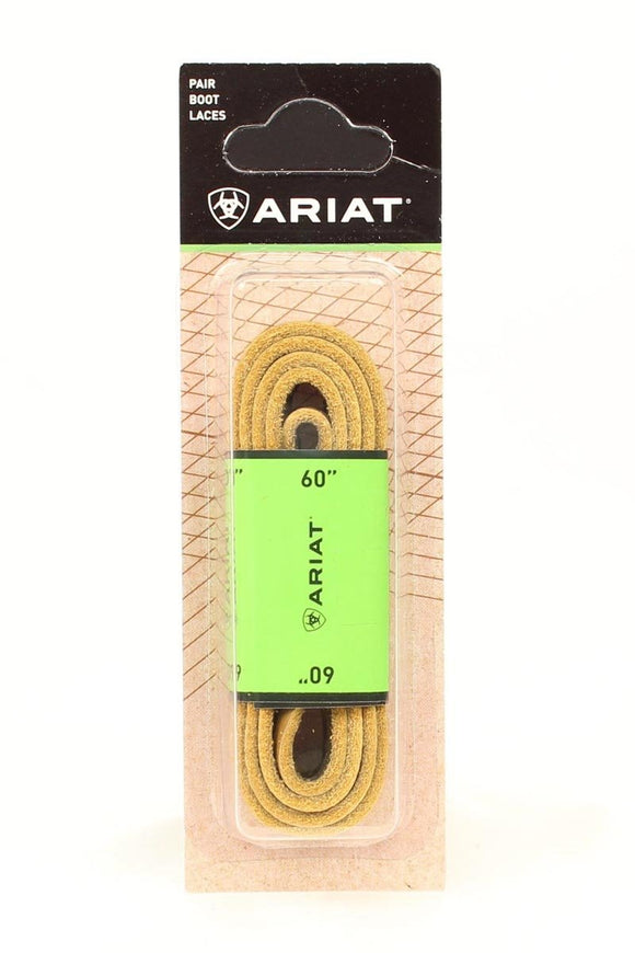 Ariat Replacement Shoe Laces Tan Leather 60 inch