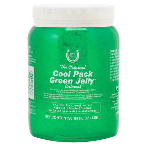 Cool Pack Green Jelly Liniment for Horses 64 oz