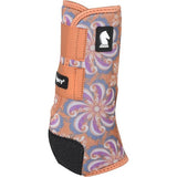 Classic Equine Legacy 2 Hind Support Boots for Horses Copper Pinwheel