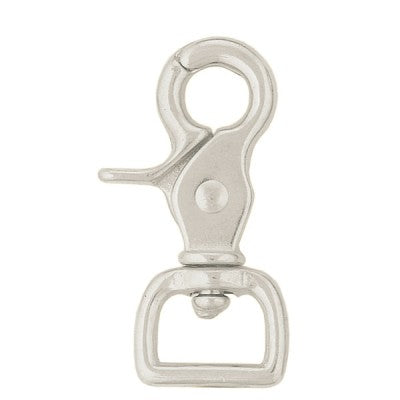 Weaver Leather Scissor Snap Nickle 3/4 inch Square End