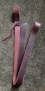 Leather Cinch Latigo Strap, No holes, 1-1/2" x 75" length