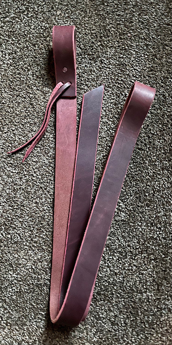 Leather Cinch Latigo Strap, No holes, 1-1/2