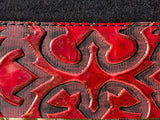 5 Star Saddle Pad Black 7/8 inch Red Bronze Laredo wear leathers 30x28