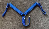 Pony Nylon Breast Collar Blue
