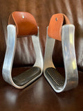 New western aluminum padded stirrups