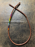 Circle Y Rainbow Leopard Beaded Over & Under Whip 1069-54-SX