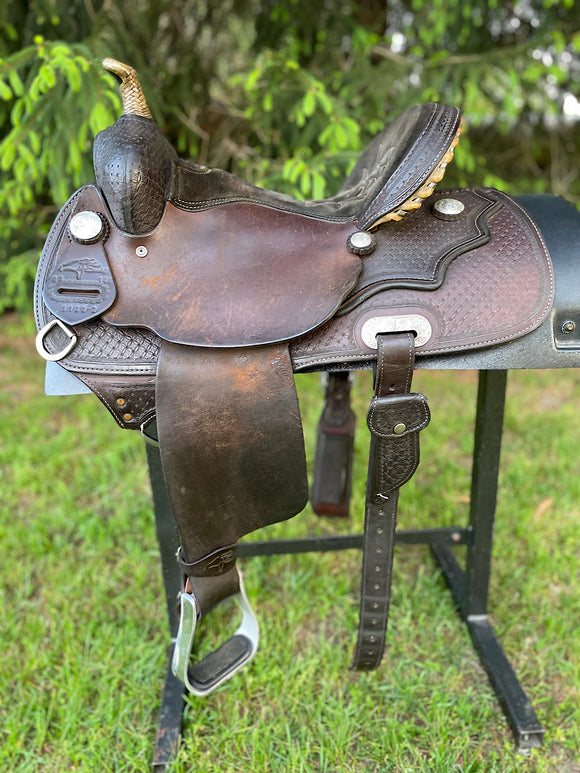 Used, 14.5 inch Double C Steinhoff barrel saddle