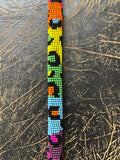 Circle Y Rainbow Leopard Beaded Over & Under Whip 1069-54-SX