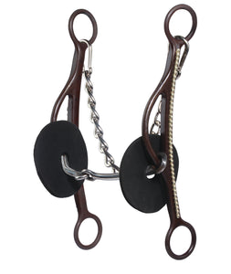 Brittany Pozzi Long Shank Gag Smooth Snaffle Bit BPB-140