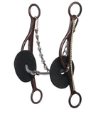 Brittany Pozzi Long Shank Gag Smooth Snaffle Bit BPB-140