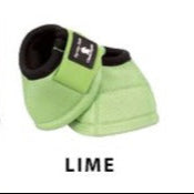 Classic Equine No Turn Dyno Bell Boots - Lime