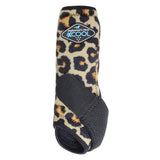 Professionals Choice 2XCool Sports Medicine Boots Front, Large, Cheetah
