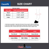 Classic Equine Classic Fit Size Chart