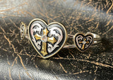 Taylor Brands Heart Cross Crystal Stone Bracelet TBBC2610