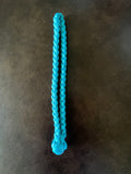 Turquoise Nylon Braided Tie down Hobble for horses attaches to breastcollar