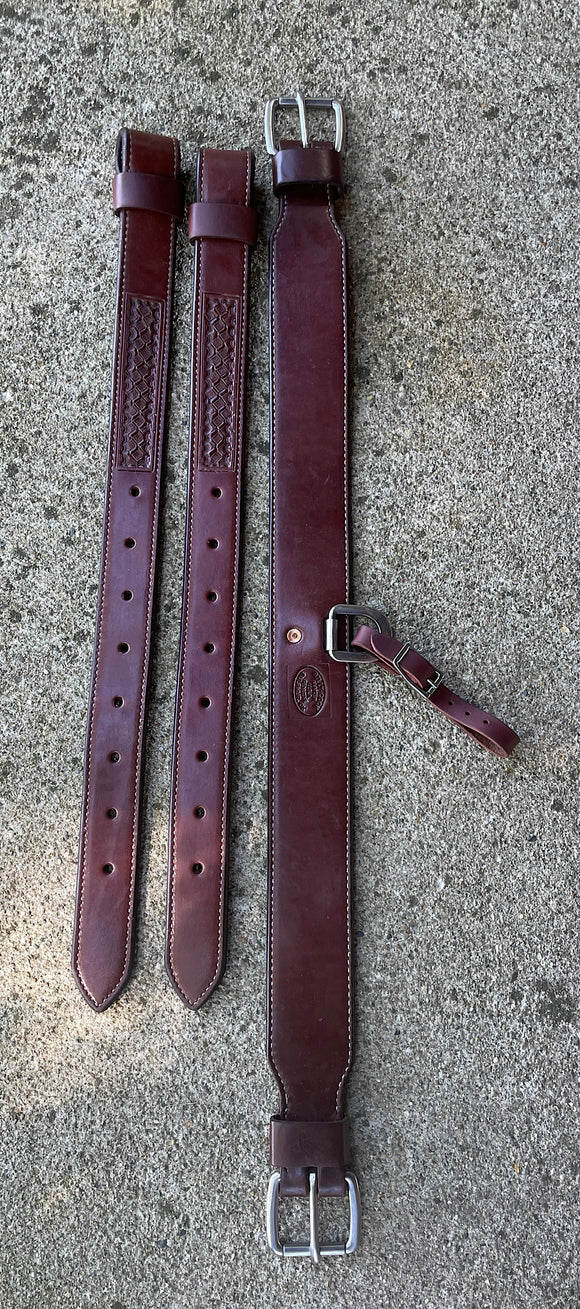 Billy Cook Hot oil Rear Flank Girth with Billets