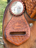 14.5 inch used Kent Logan Western Saddle