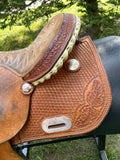 14.5 inch used Kent Logan Western Saddle