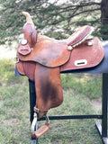 14.5 inch used Kent Logan Western Saddle