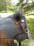 14 inch used Billy Cook Barrel Saddle