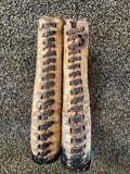 Used Rawhide Wrapped Stirrups