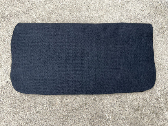 3/8 inch black felt western pad liner