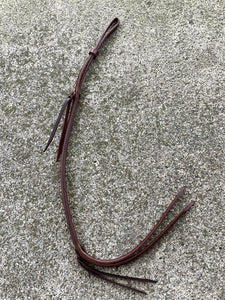 Beagley Hot oil, premium leather hand quirt with split leather end