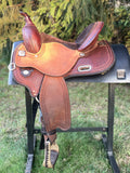 14.5 inch Circle Y Kelly Kaminski Big Star Flex 2 Barrel Saddle
