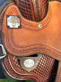 14.5 inch Circle Y Kelly Kaminski Big Star Flex 2 Barrel Saddle