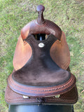 14.5 inch Circle Y Kelly Kaminski Big Star Flex 2 Barrel Saddle