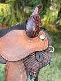 14.5 inch Circle Y Kelly Kaminski Big Star Flex 2 Barrel Saddle