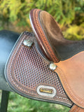 14.5 inch Circle Y Kelly Kaminski Big Star Flex 2 Barrel Saddle