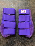 Bar F B750 Hind Leg Horse Sports Medicine Boots Purple