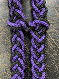Martha Josey Extra Thick Super Knot Barrel Rein Purple/Black