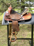 used 12 inch original Billy Cook western saddle