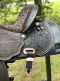 15 inch Circle Y Josey Ultimate Cash Barrel Saddle
