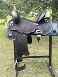 15 inch Circle Y Josey Ultimate Cash Barrel Saddle
