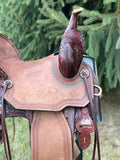 14.5 inch Circle Y Josey Cash Maverick Barrel Saddle MJ46