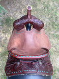 14.5 inch Circle Y Josey Cash Maverick Barrel Saddle MJ46