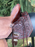 14.5 inch Circle Y Josey Cash Maverick Barrel Saddle MJ46