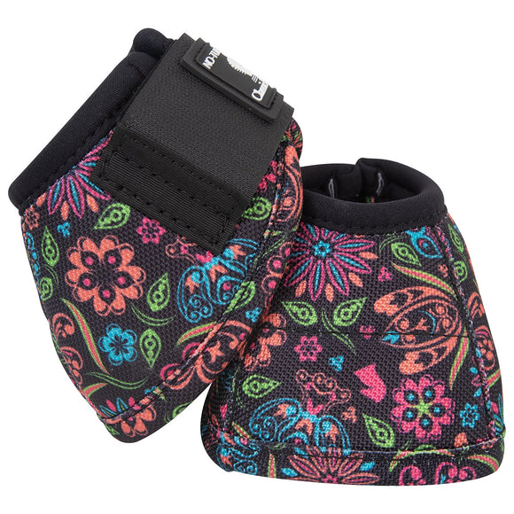 Neon Flower Classic Equine Bell Boots