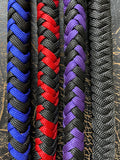Braided Han Quirts Royal Black, Red Black, Purple Black, Solid Black