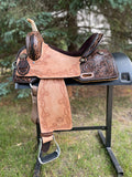 14.5 inch Circle Y Veranda Barrel Saddle 2231 wide tree