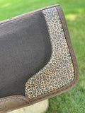 Showman Leopard/Cheetah Print Saddle Pad 32"x31"x1" 24049
