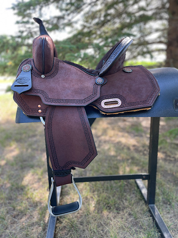 13 inch Circle Y Lindale Roughout Barrel Saddle