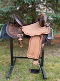 15 inch - SOLD - Circle Y Josey Ultimate Cash Barrel Saddle, wide tree, MJ79