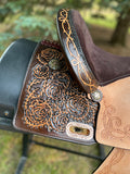 14.5 inch Circle Y Veranda Barrel Saddle 2231 wide tree