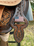 15 inch - SOLD - Circle Y Josey Ultimate Cash Barrel Saddle, wide tree, MJ79