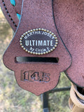 14.5 inch Circle Y Josey Cash Go Round Barrel Saddle, wide tree, MJ48